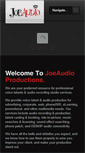 Mobile Screenshot of joeaudioproductions.com